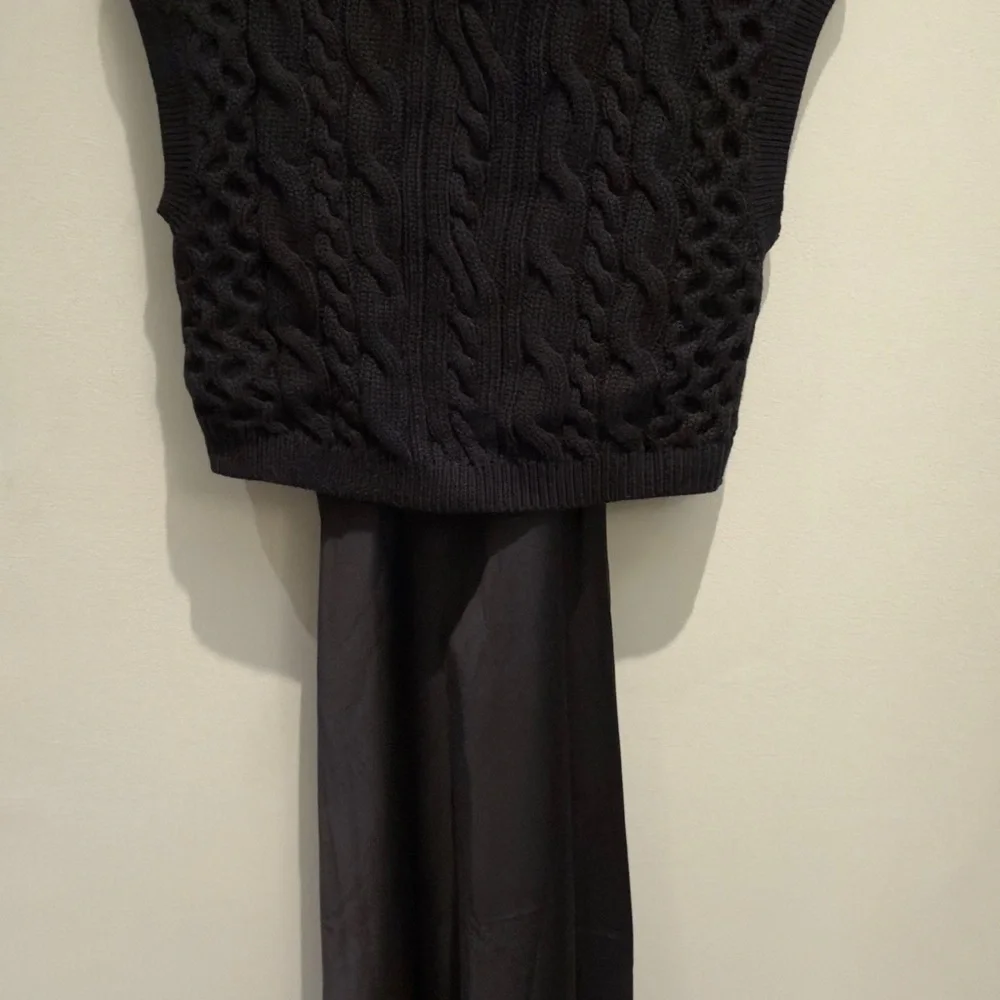 NWT- Anthropology The Gemini Cap-Sleeve Sweater + Tank Dress Set Size XS